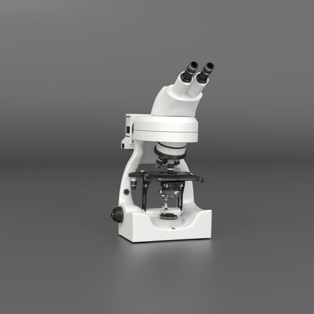 Optical microscope 3D model_0