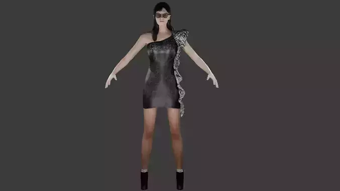 3D Realistic Formal Party Women