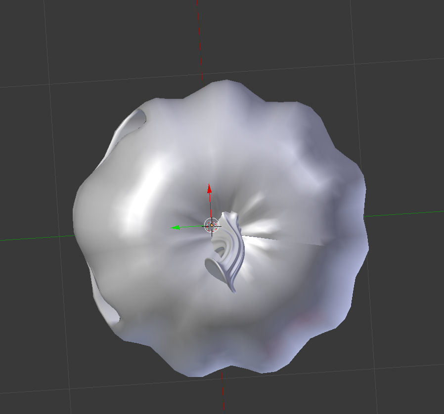 Jack-o-Lantern halloween pumpkin Low-poly 3D model_2