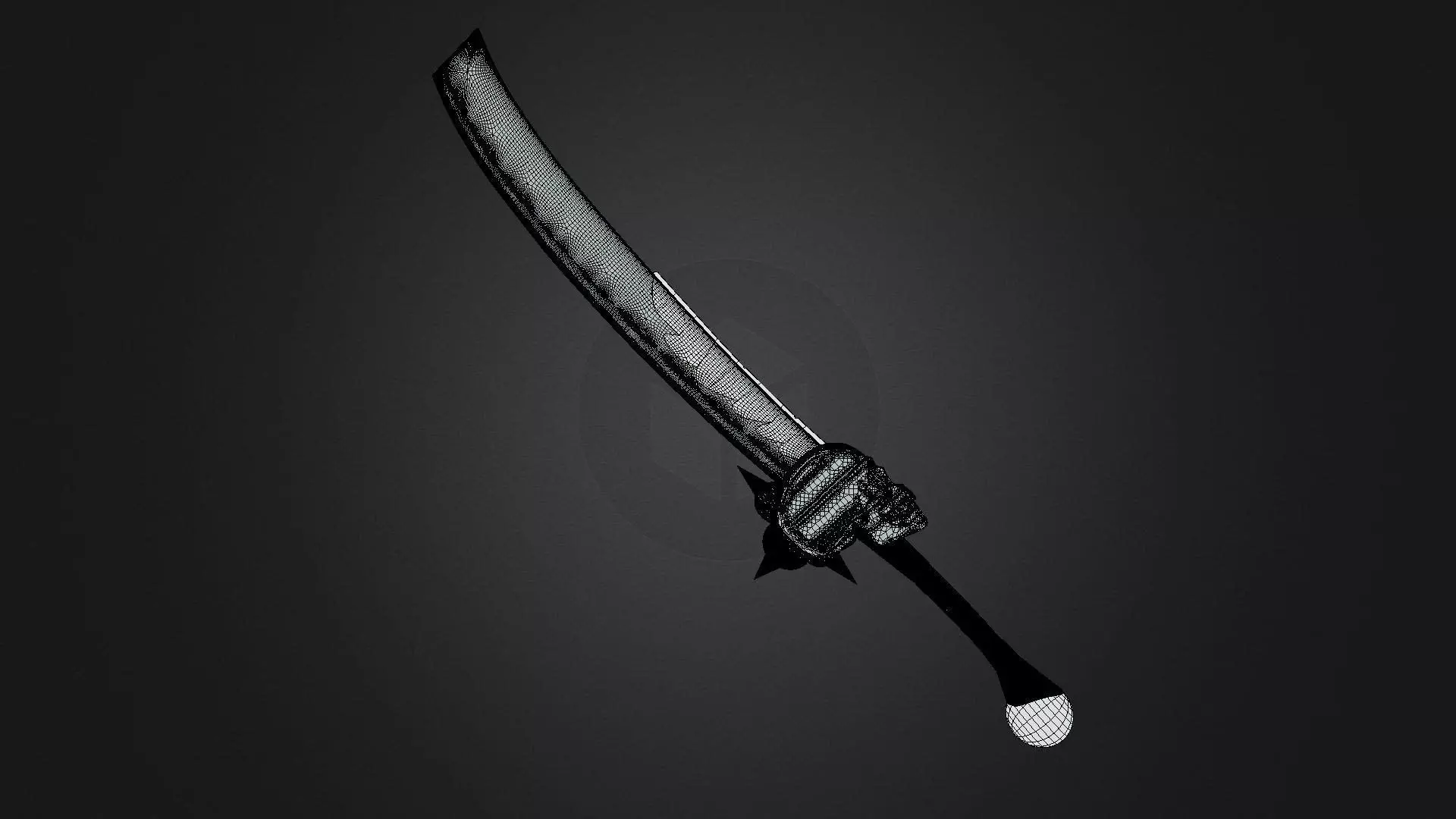 Aspect of Nemesis Low-poly 3D model_2