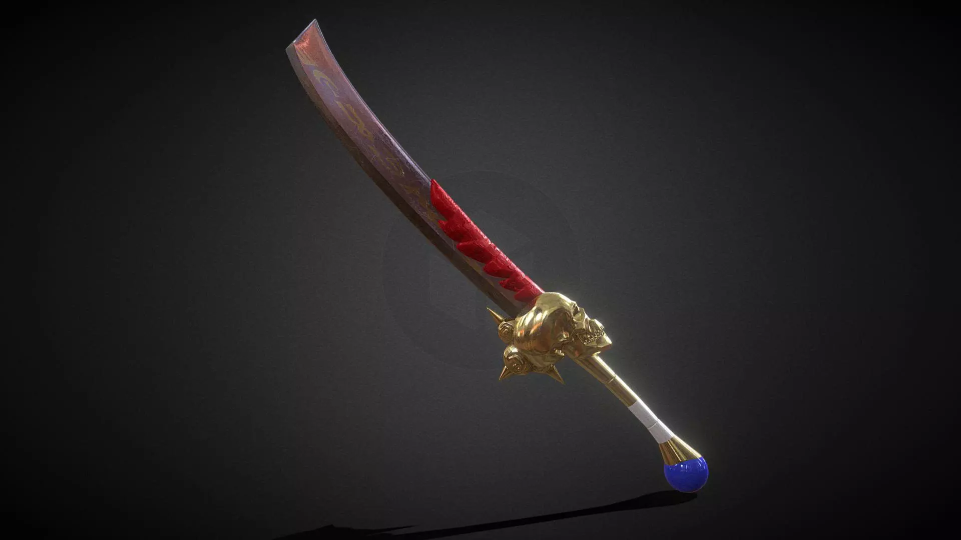 Aspect of Nemesis Low-poly 3D model_0