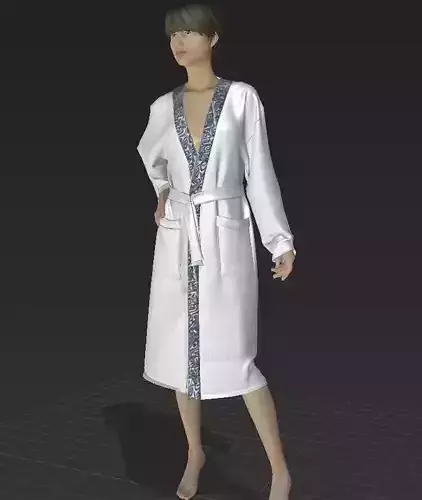 bathrobe and clothes