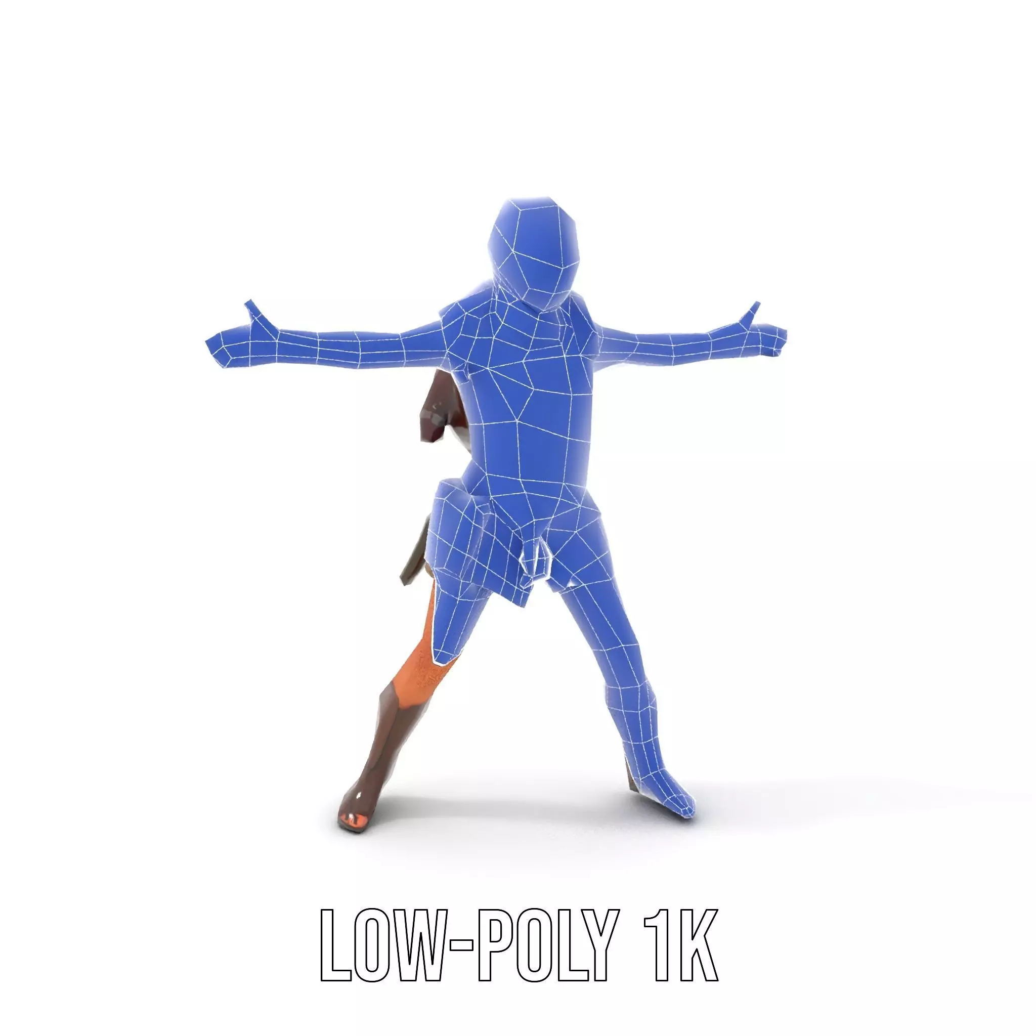 Elven Scout Costume model pack Low-poly 3D model_18