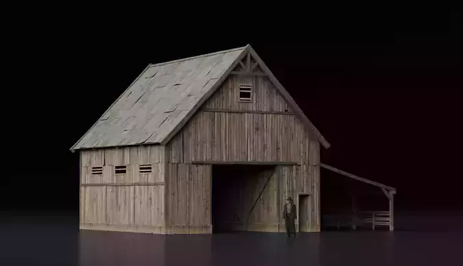 Wild West Building Barn A