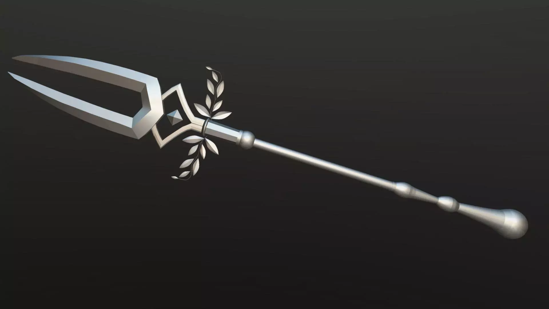 Varatha The Eternal Spear Low-poly 3D model_1