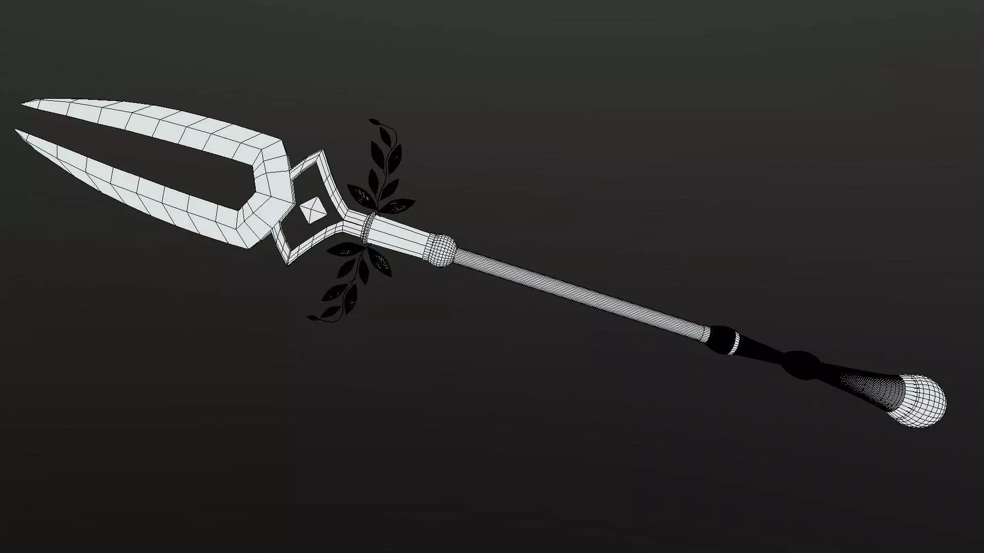 Varatha The Eternal Spear Low-poly 3D model_2
