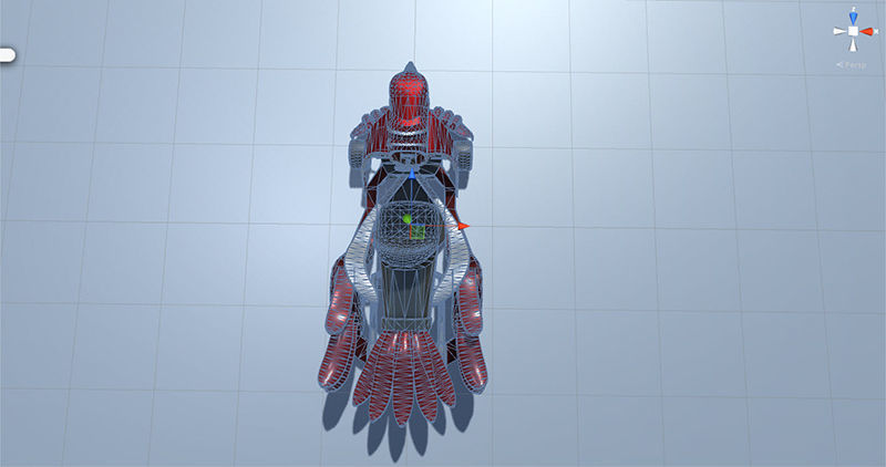 Falcon Go Kart Low-poly 3D model_5