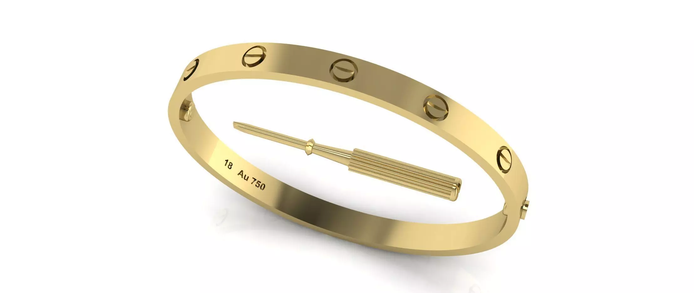 Love Bracelet Size 21 3D print model_1