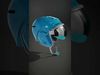 Sky Blue Helmet model pack Low-poly 3D model_2