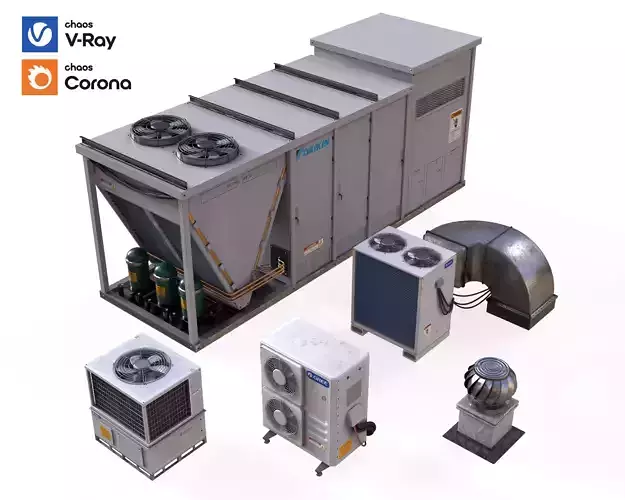 Rooftop Props Set 01