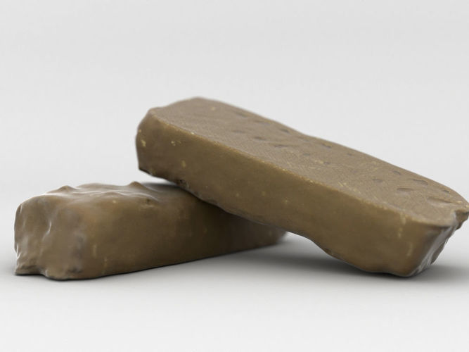 Chocolate bars - 2 models kit 3D model 7