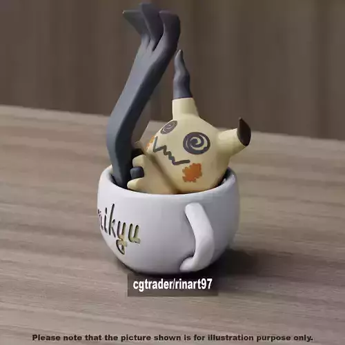 Mimikyu chill cup 3D print model