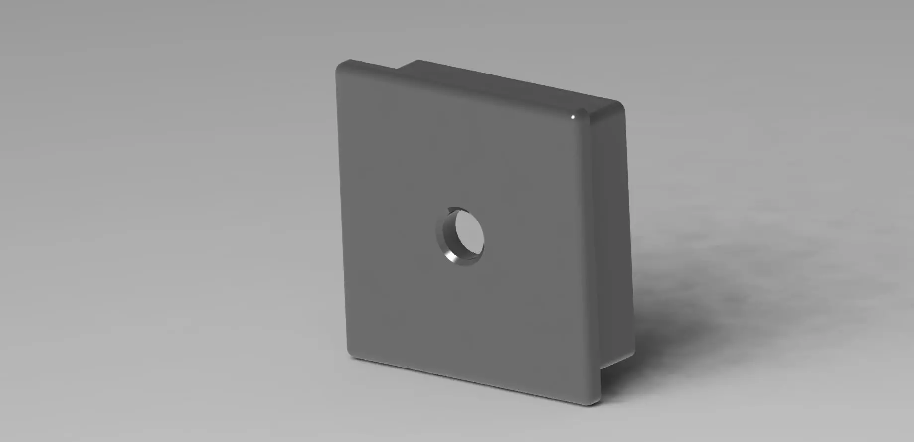 END CAP - 30 x 30 PROFILE Free 3D model_0