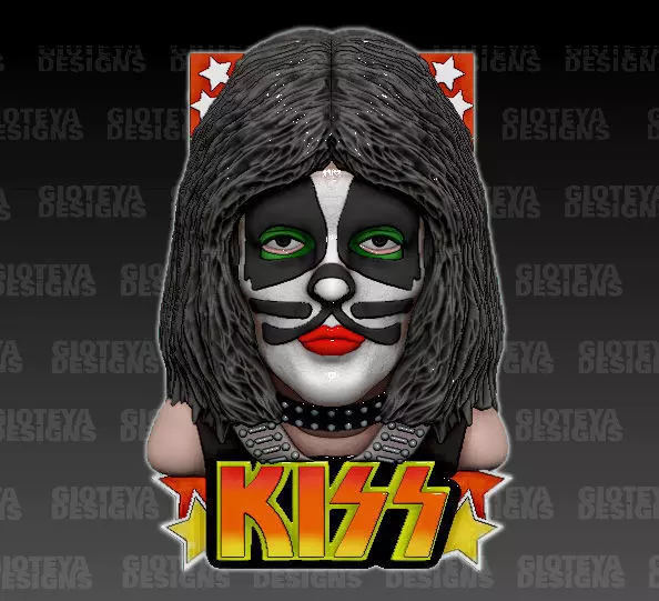 KISS The Catman Peter Criss 3D model_0