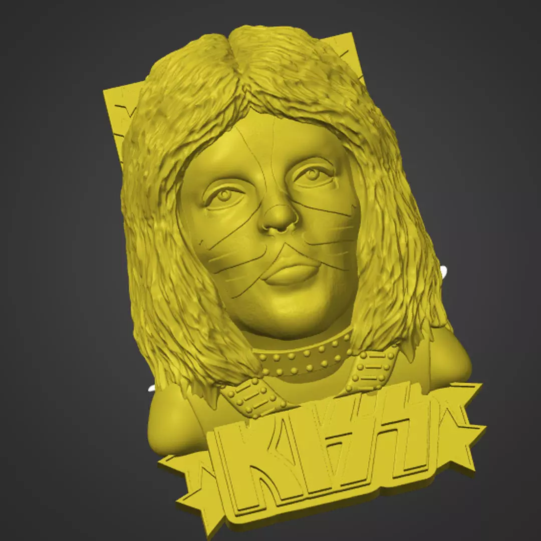 KISS The Catman Peter Criss 3D model_2