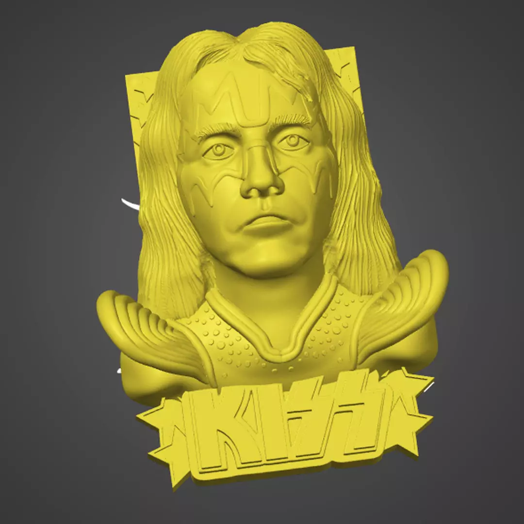 KISS The Spaceman Ace Frehley 3D model_2