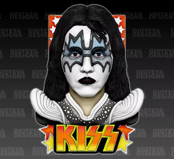 KISS The Spaceman Ace Frehley 3D model_0
