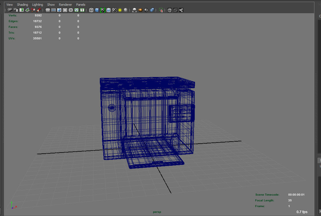 Hp LaserJet Pro MFP  Low-poly 3D model_7