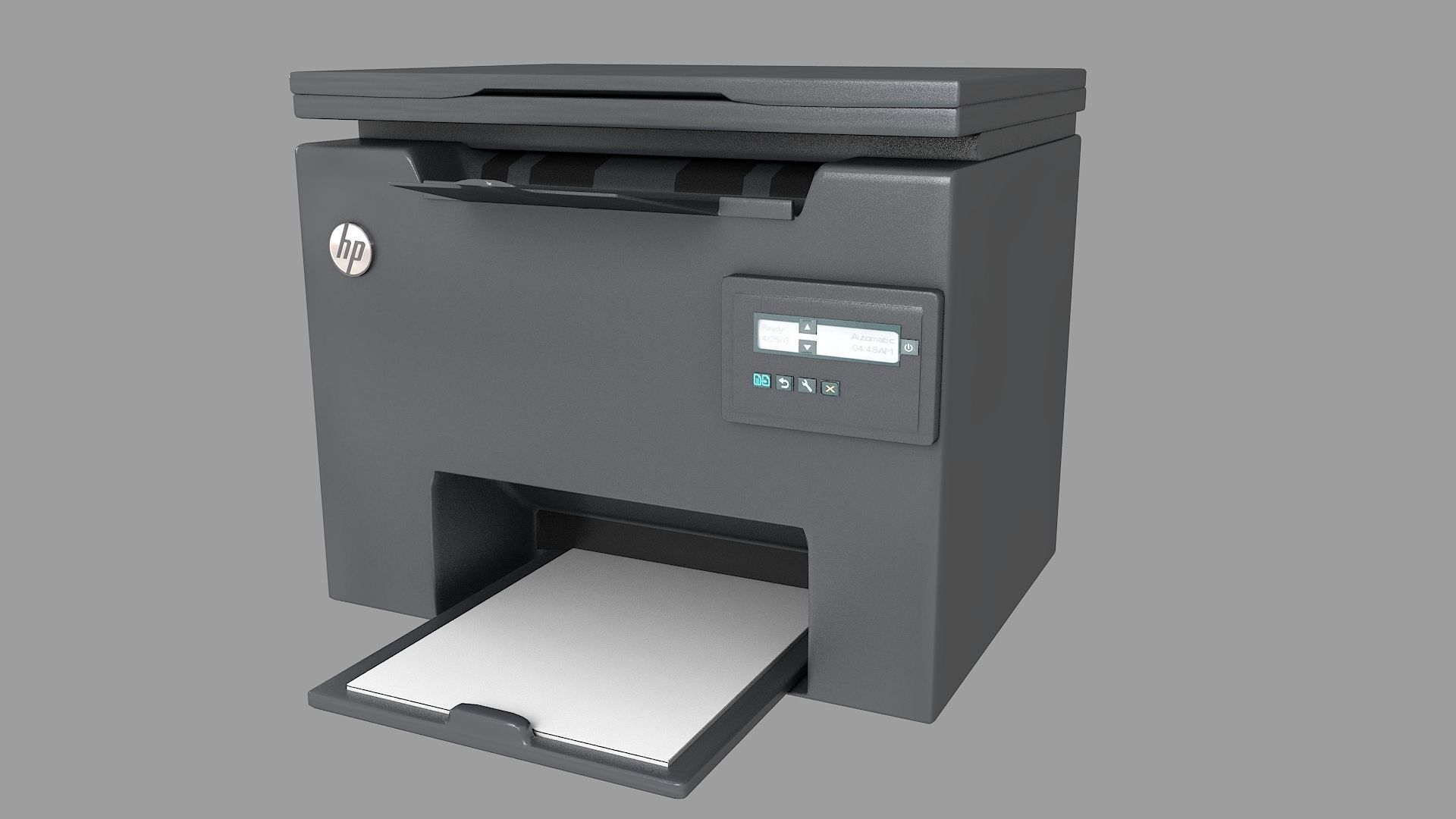 Hp LaserJet Pro MFP  Low-poly 3D model_4