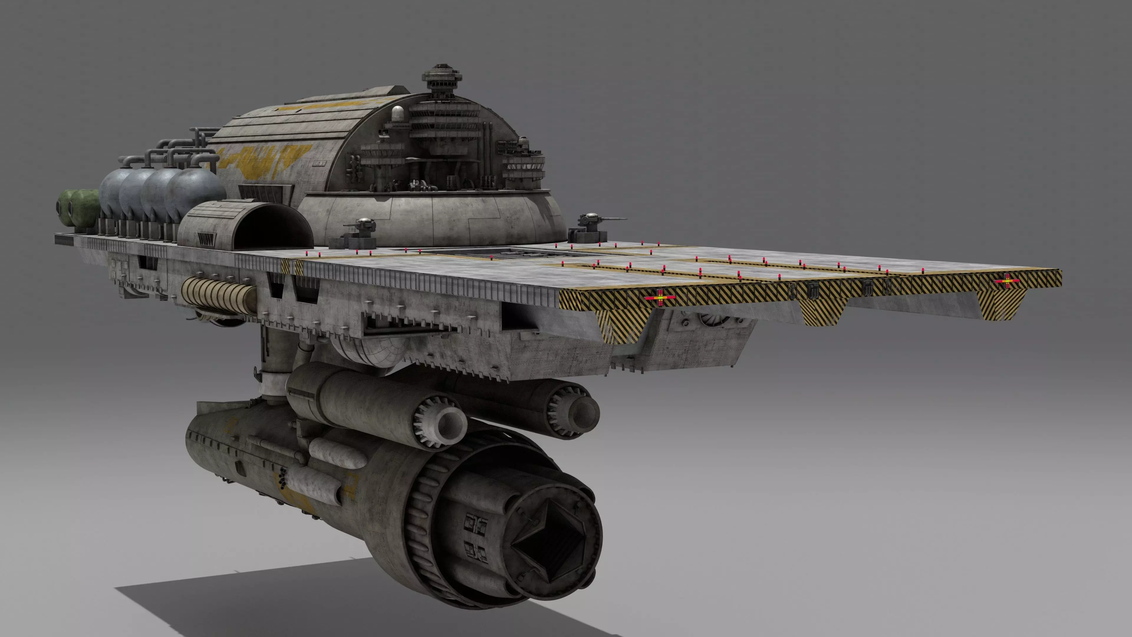 Battlestar Galactica - Flattop 3D model_1