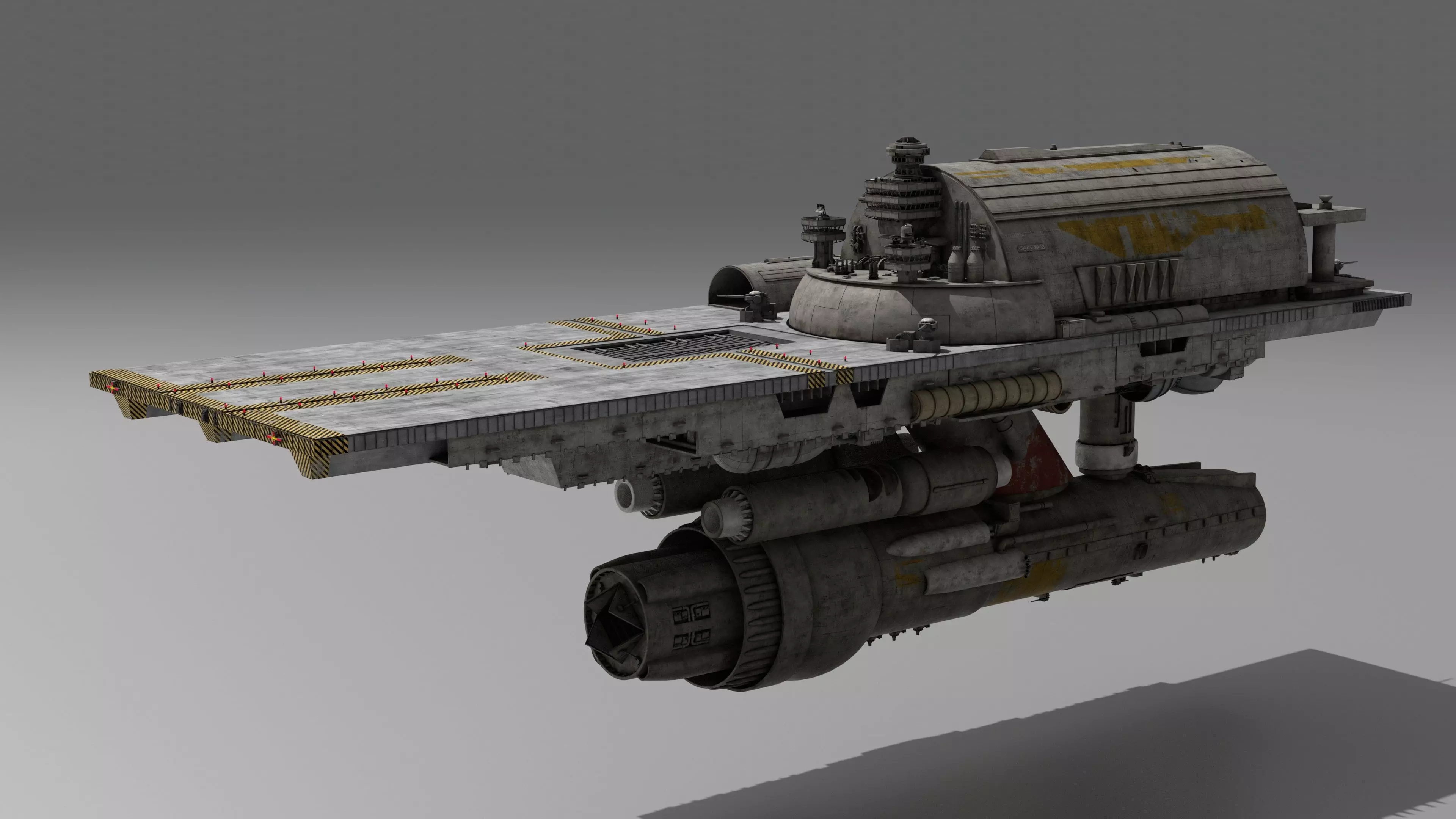 Battlestar Galactica - Flattop 3D model_13