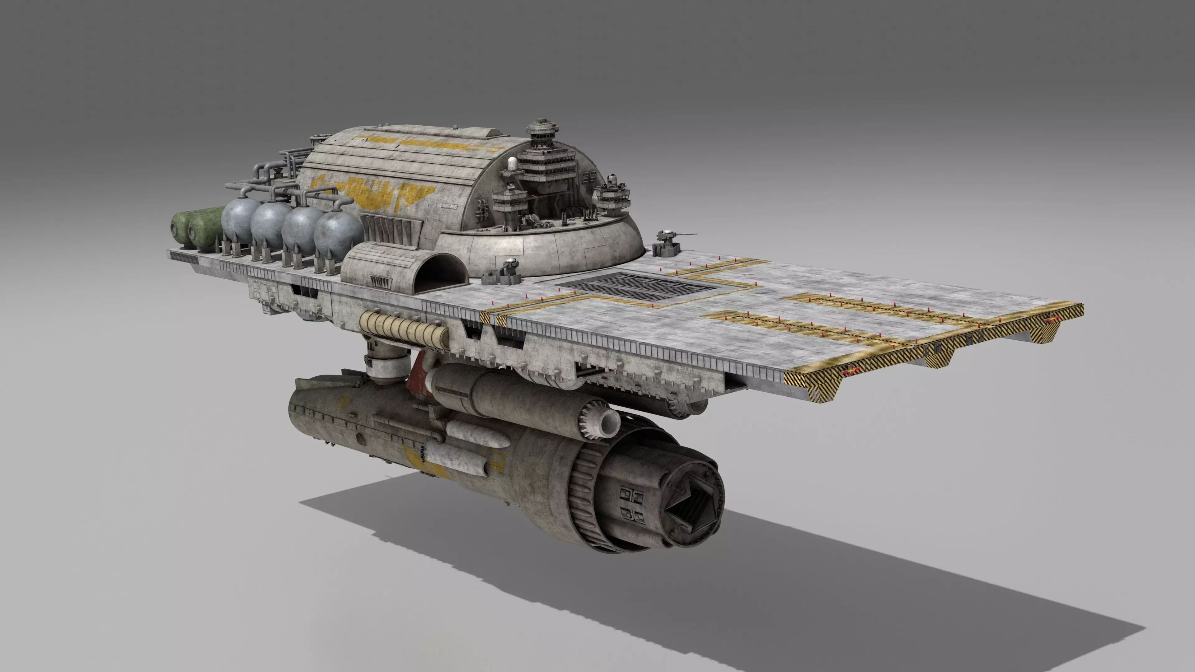 Battlestar Galactica - Flattop 3D model_0