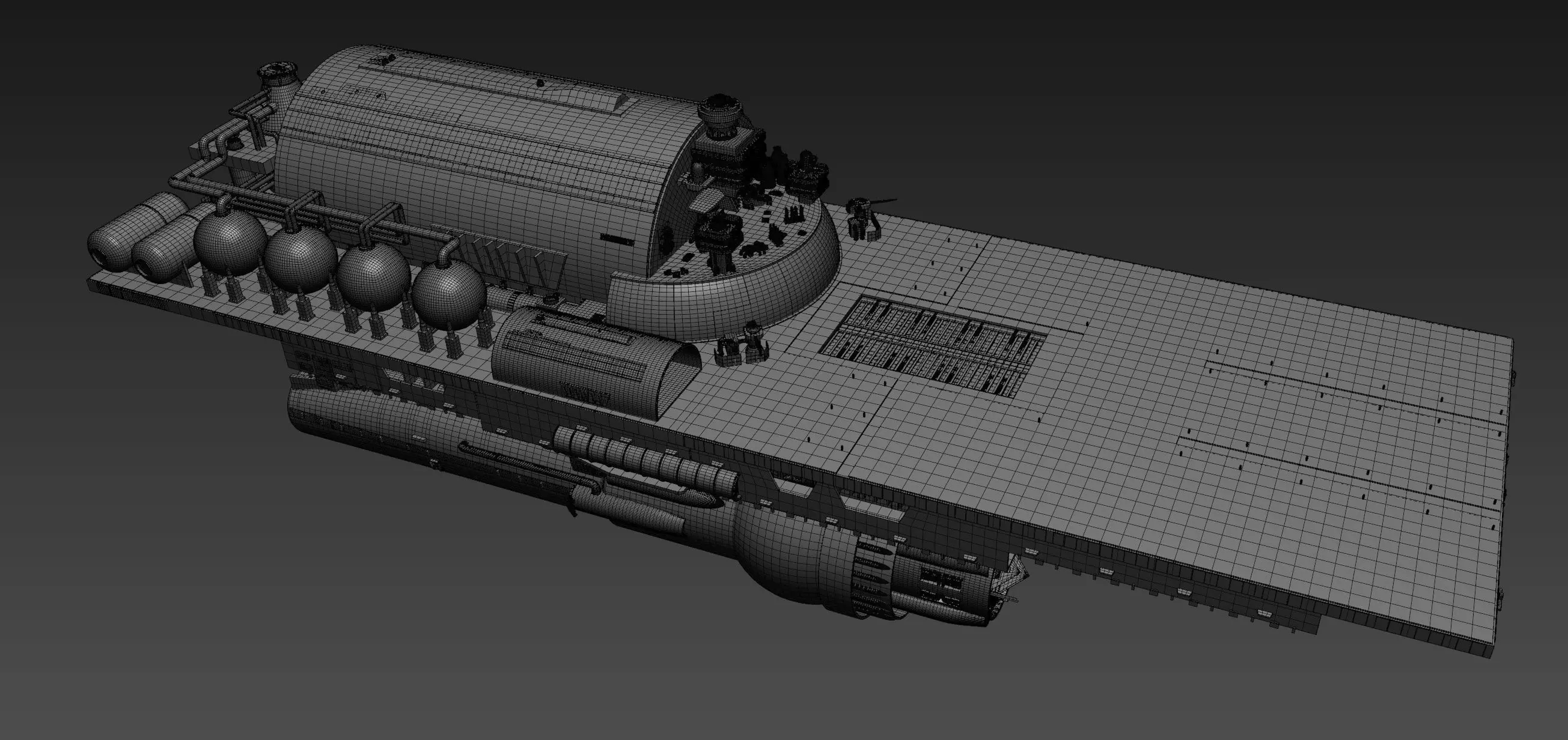 Battlestar Galactica - Flattop 3D model_19