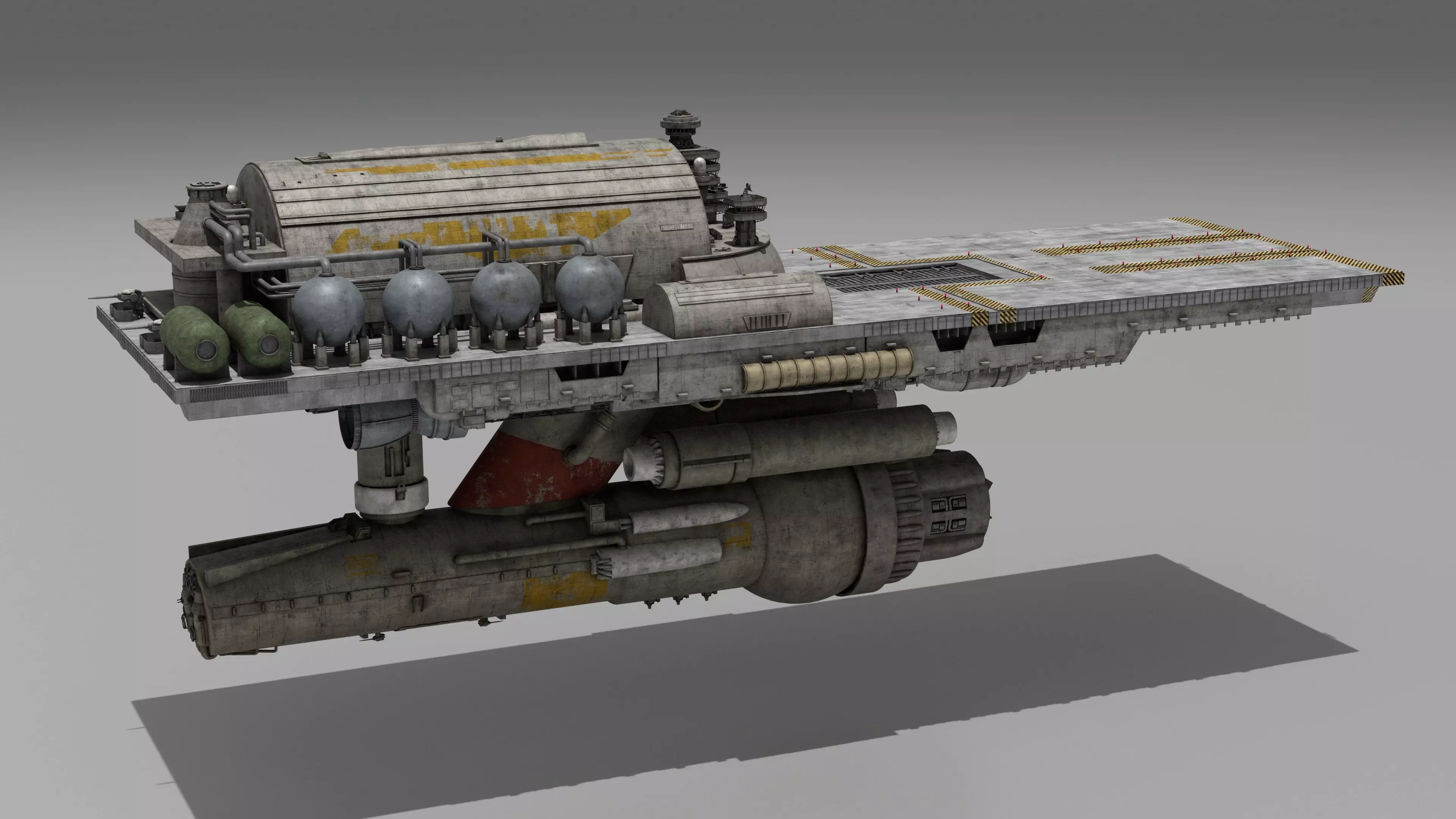 Battlestar Galactica - Flattop 3D model_3