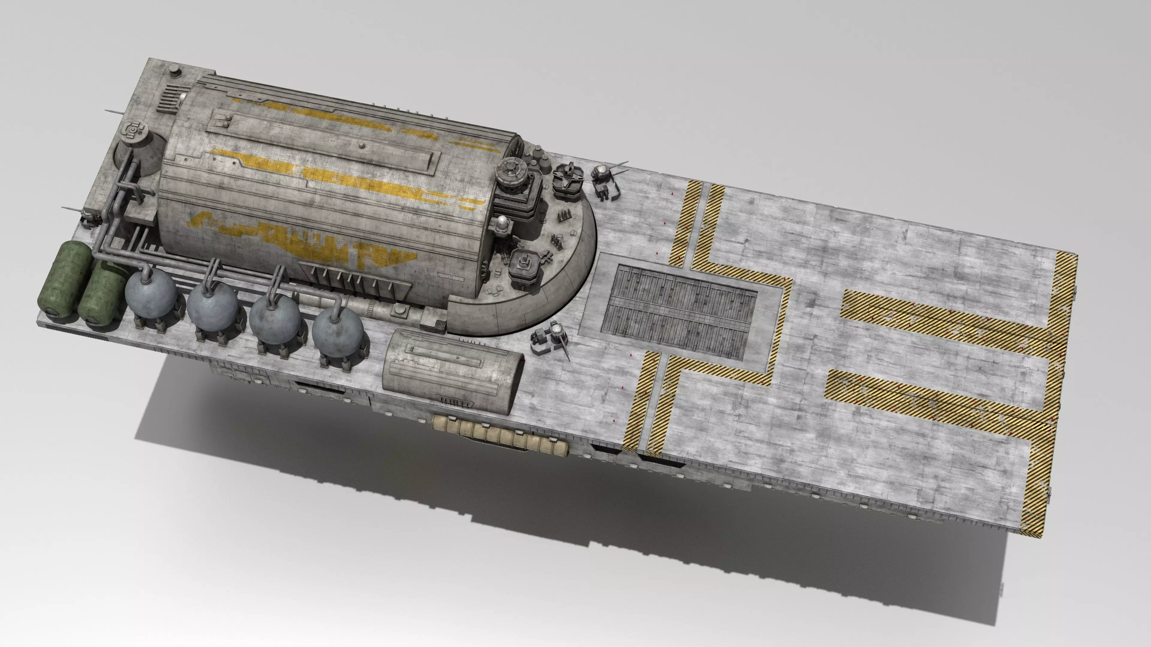 Battlestar Galactica - Flattop 3D model_11