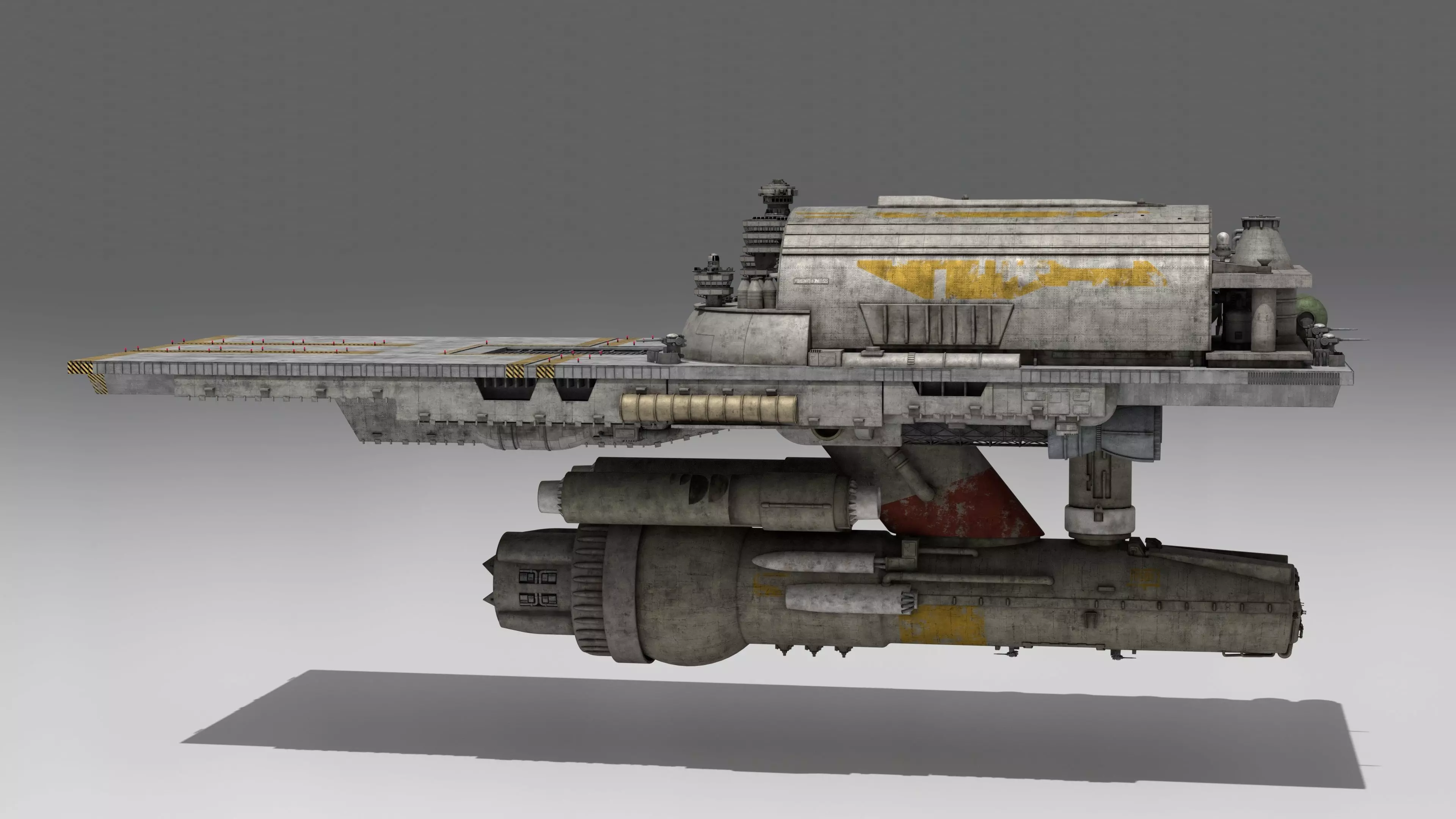 Battlestar Galactica - Flattop 3D model_9