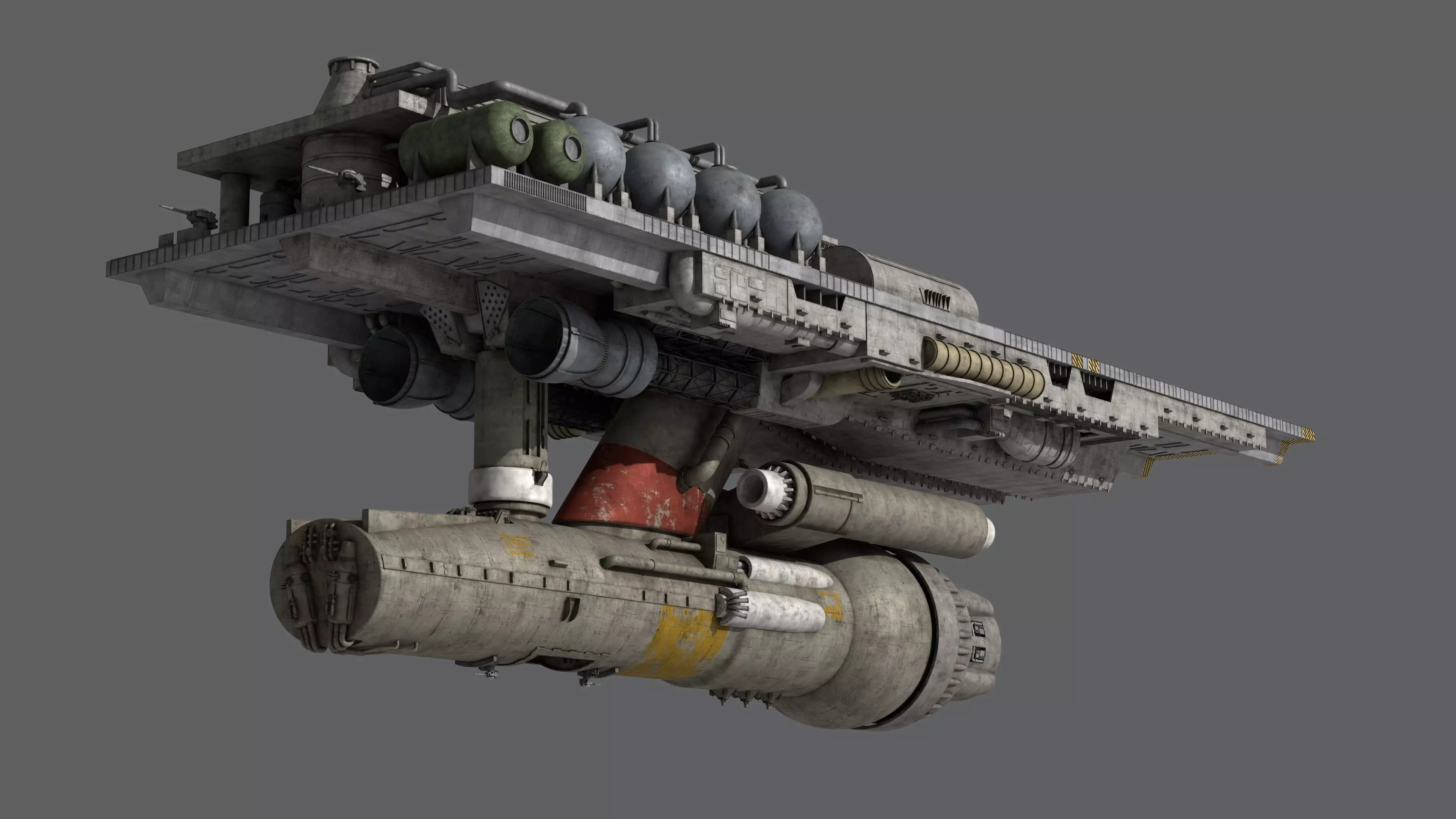Battlestar Galactica - Flattop 3D model_5
