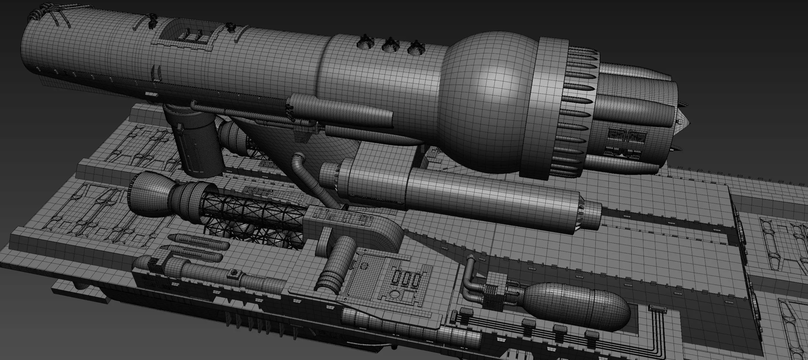 Battlestar Galactica - Flattop 3D model_18