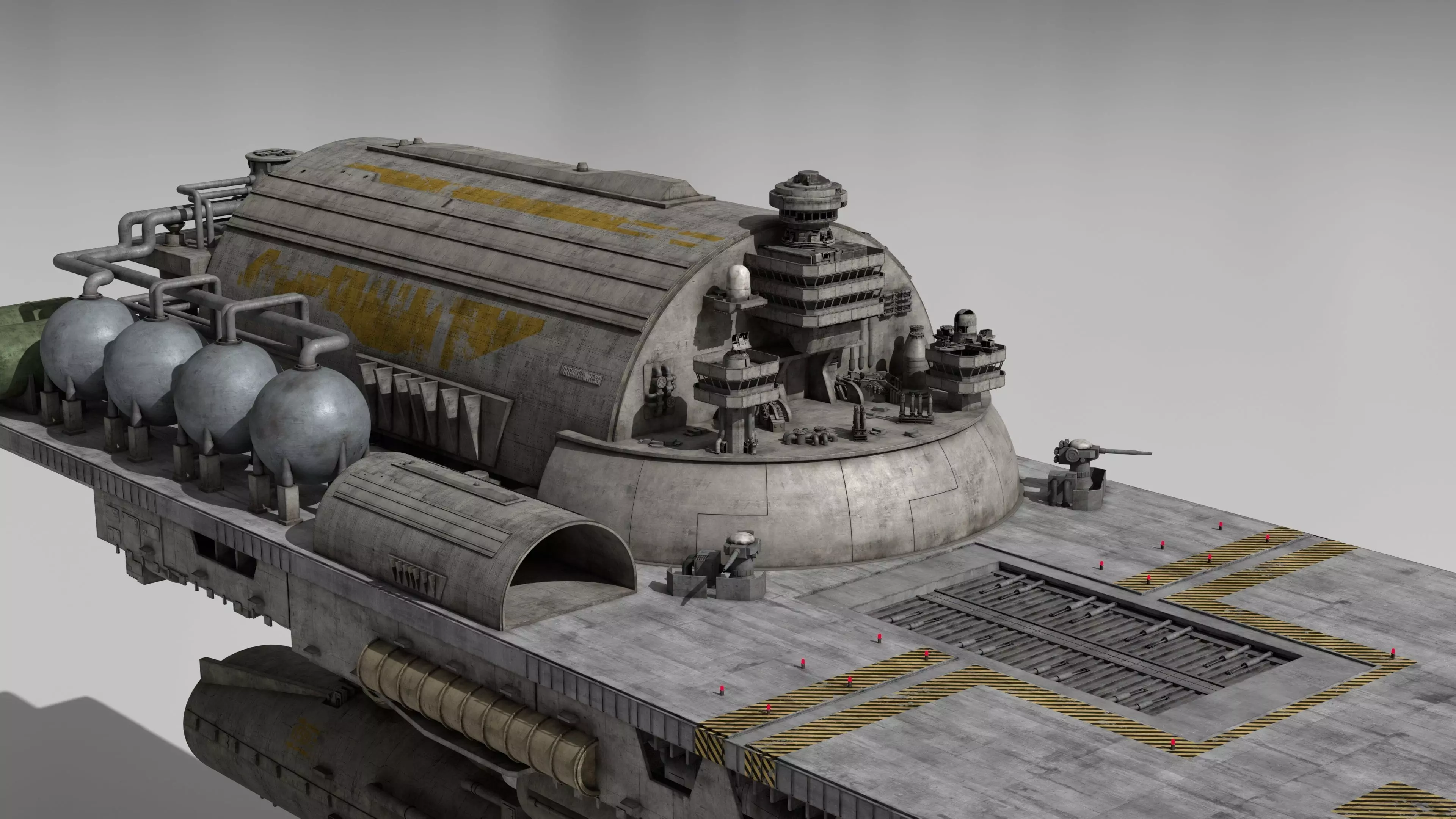 Battlestar Galactica - Flattop 3D model_14