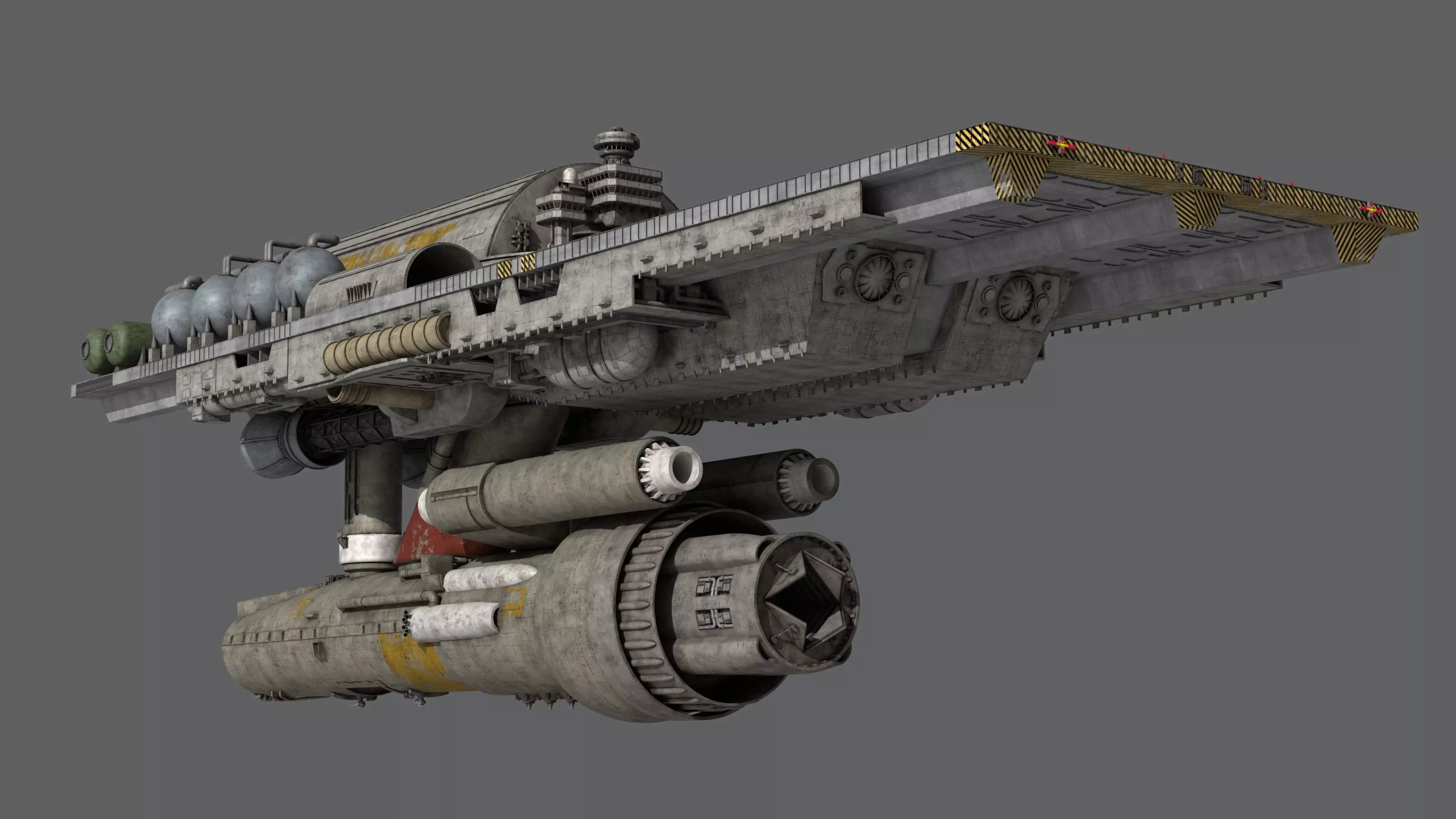 Battlestar Galactica - Flattop 3D model_7