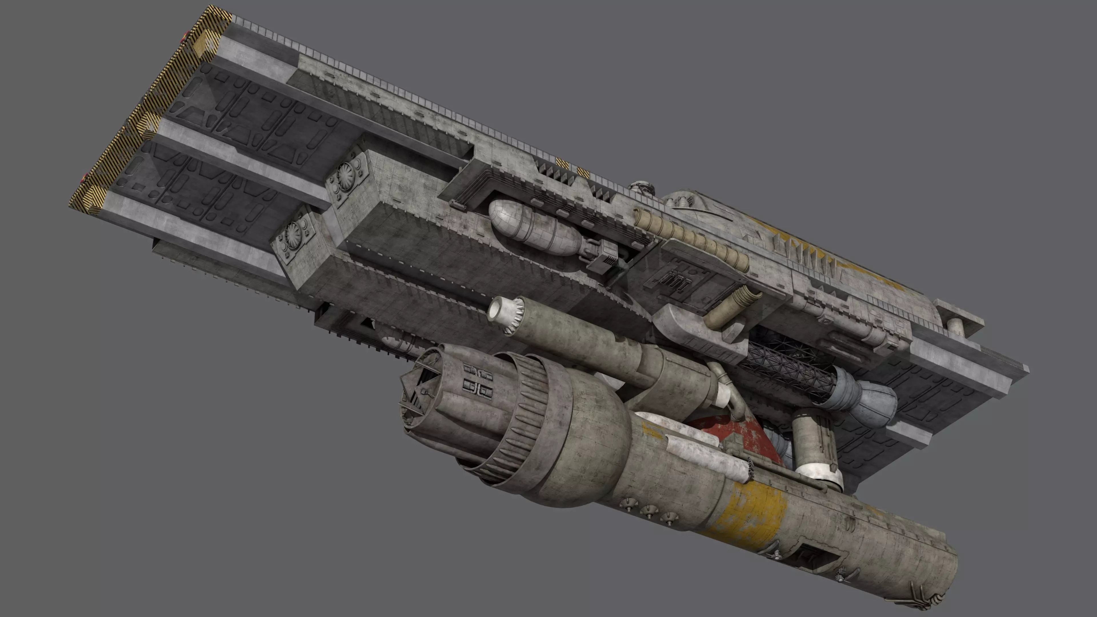 Battlestar Galactica - Flattop 3D model_8