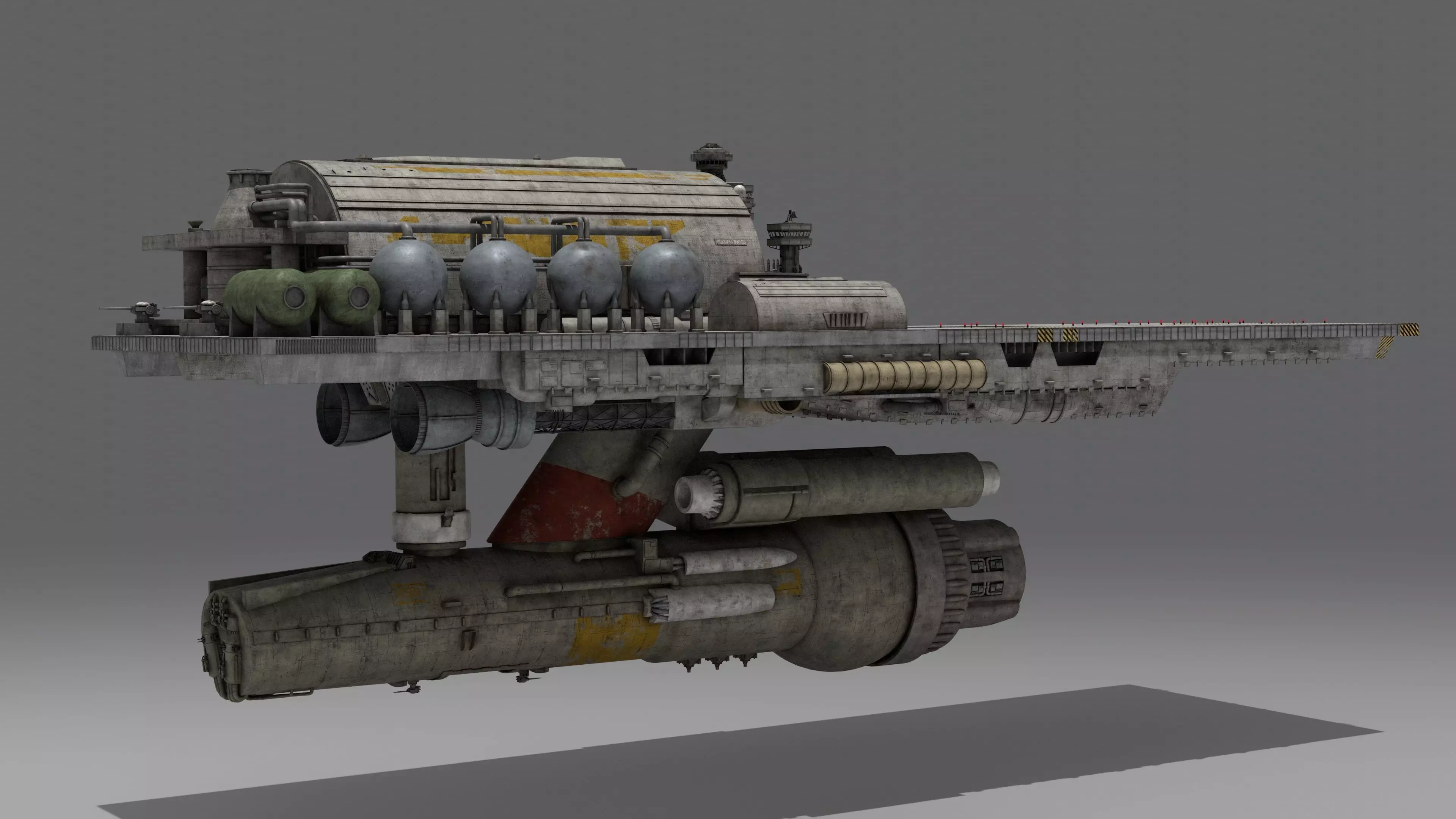 Battlestar Galactica - Flattop 3D model_4