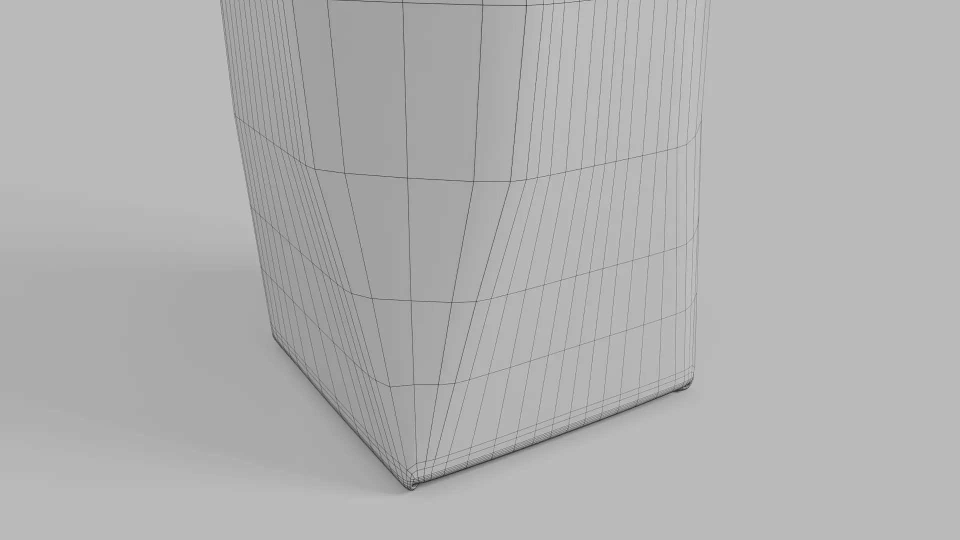 Beverage Carton 750 ml- Customizable Prism Drink Box 3D model_18