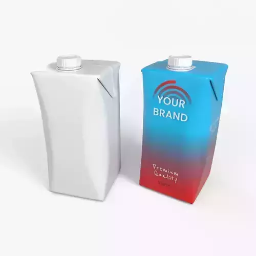 Beverage Carton 500 ml- Customizable Prism Drink Box