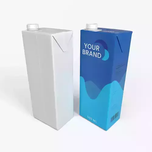 Beverage Carton 500 ml - Customizable Drink Box