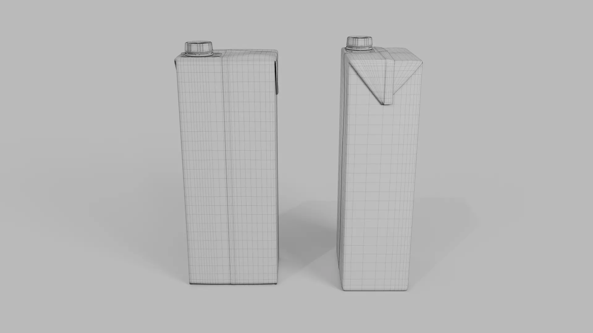 Beverage Carton 500 ml - Customizable Drink Box 3D model_17