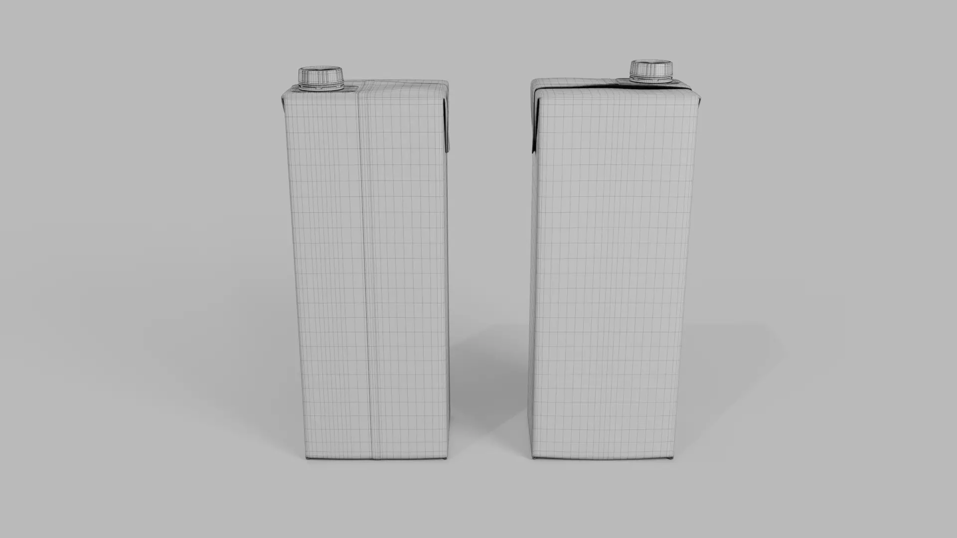 Beverage Carton 500 ml - Customizable Drink Box 3D model_18