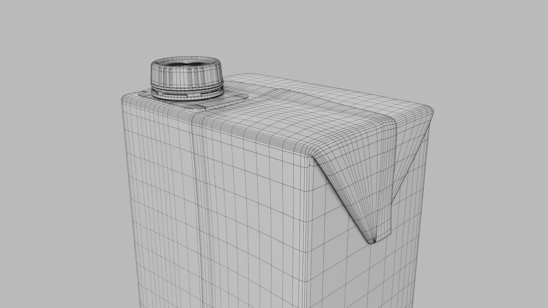 Beverage Carton 500 ml - Customizable Drink Box 3D model_19