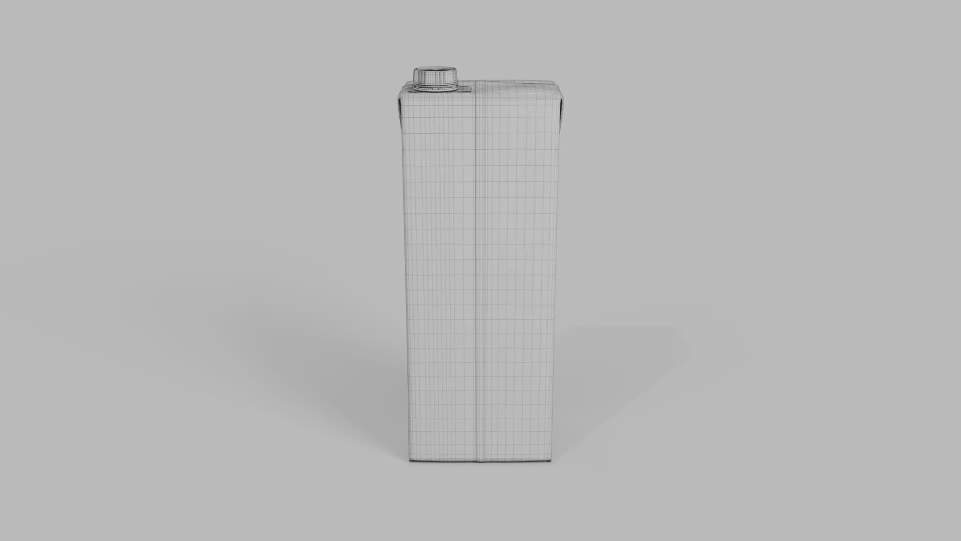 Beverage Carton 500 ml - Customizable Drink Box 3D model_16