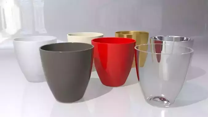 Cup wiht different material