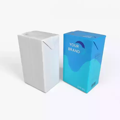 Beverage Carton 330 ml - Customizable Drink Box