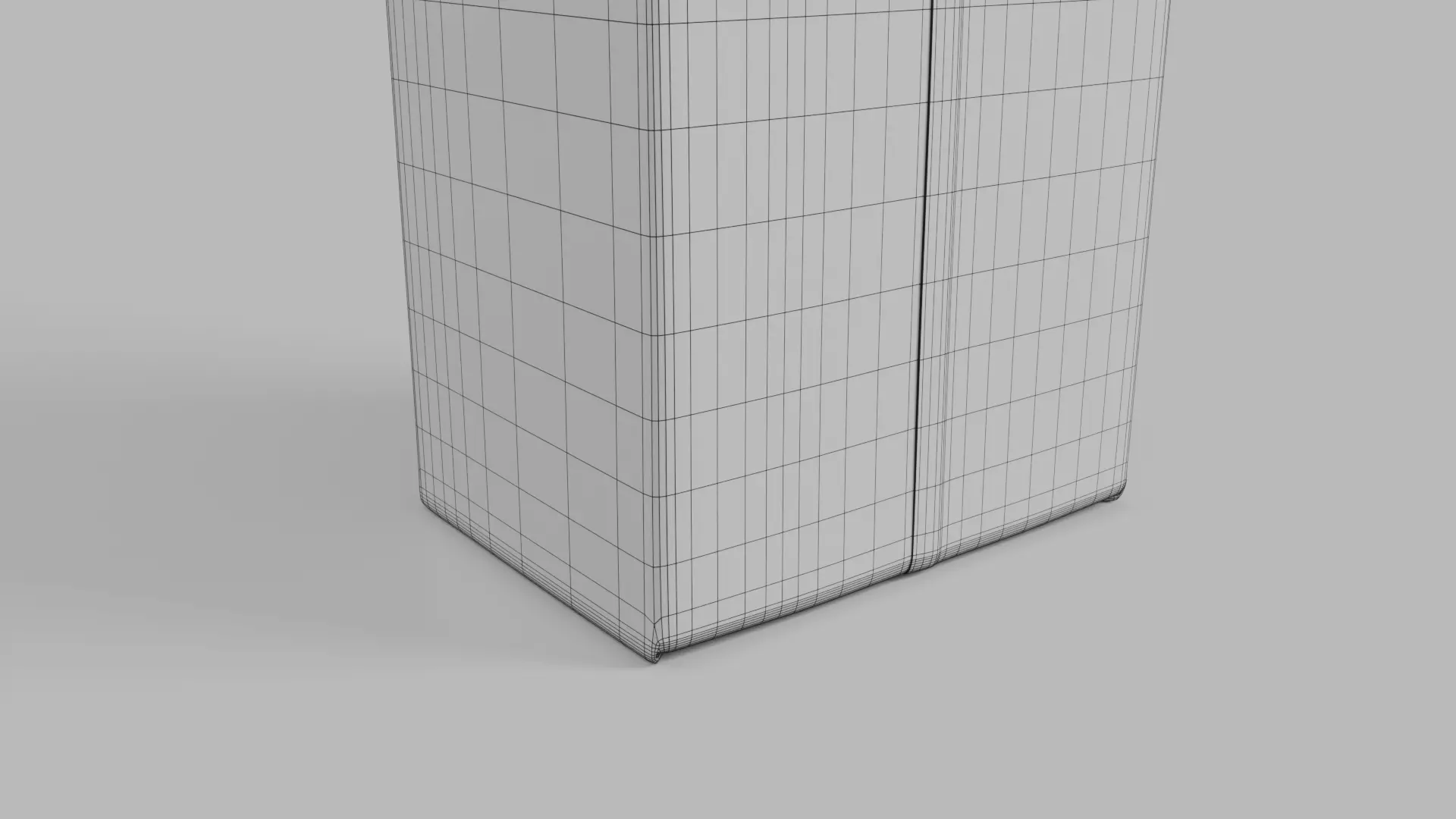 Beverage Carton 330 ml - Customizable Drink Box 3D model_20