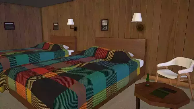 Motel room