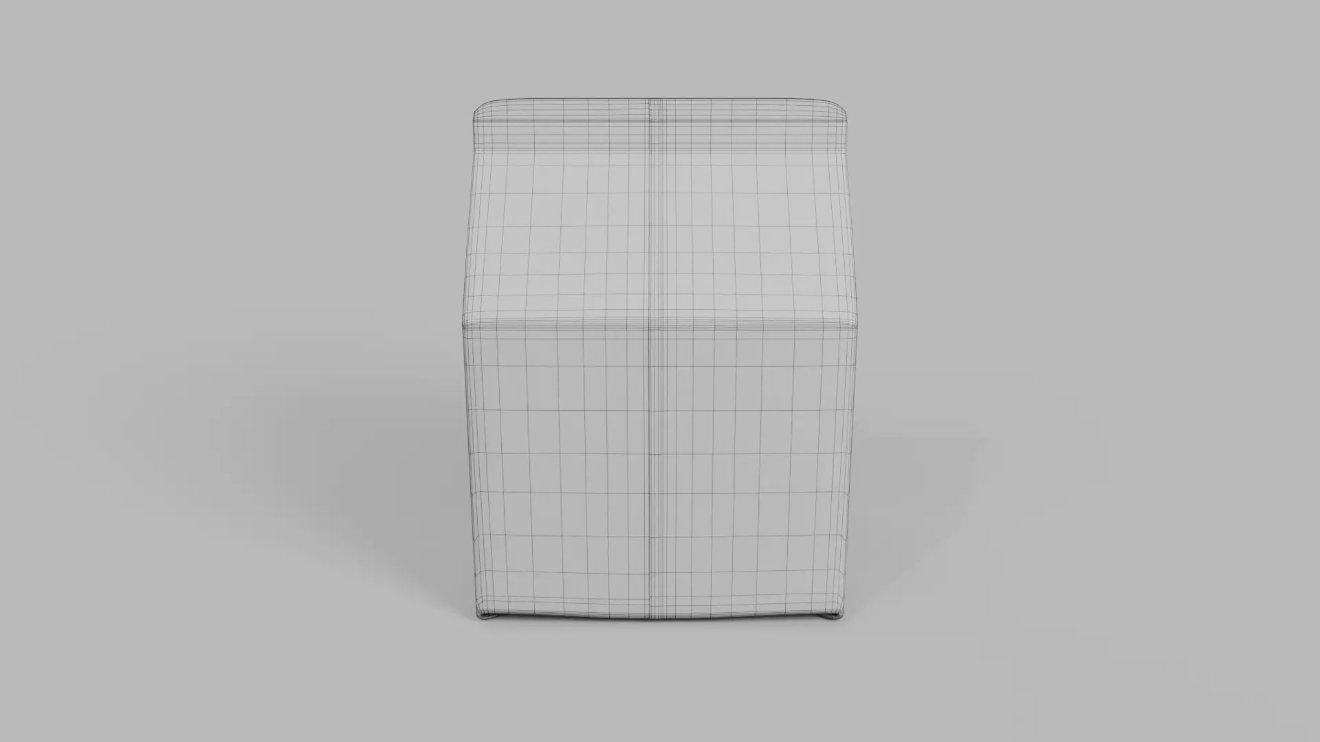 Beverage Carton 250 ml - Customizable Gable-Top Drink Box 3D model_17