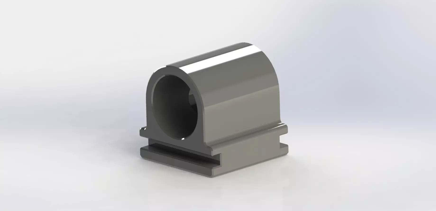 CABLE CLIP - D12 - 20 x 20 PROFILE 3D model