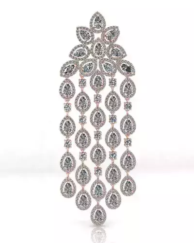 pear and princess high jewelry ring 